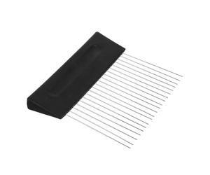 Peigne à Texture en Acier Inoxydable pour Murs, Finitions Artistiques | Dents Fines, Structure de Précision, Effets de Grainage Précis, Décoration Intérieure et Cloisons Sèches