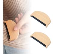 Peigne Anti Bouloche,Lint Remover,Peigne à Laine,Peigne Peluches,Appareil pour Enlever Les Bouloches,Enlever Bouloche,Levapelucchi pour Manteau,Pull,Peluche Eliminateur,Lint Brosse (2 Couleurs Bois)