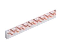 Peigne d'alimentation pour connexion de tableau électrique, 1P+N 24 broches 210 mm, barre de collecteur pour interrupteurs magnéto-thermiques et différentiels, BusBar modulaire 63 A