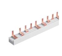 Peigne d'alimentation pour connexion tableau électrique, 4P 12 broches 210 mm, barre de collecteur pour interrupteurs magnéto-thermiques et différentiels, BusBar modulaire 63 A