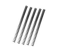 Peigne de reliure en plastique, 5 pièces, 12mm, 30, Black | Journal Planner Supplies Binder Spine Binding Coils for Refillable Notebook