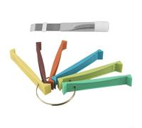 Peigne de réparation d'aileron de climatiseur, outil en plastique de 12 tailles, pour redresser les ailettes pliées et nettoyer les bobines pour l'entretien du condensateur CVC