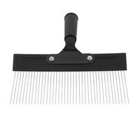 Peigne de Texture Murale en Acier Inoxydable Noir pour Studio | Outil Artistique Élégant, Précision des Motifs, Design Léger, pour Peintres Professionnels et Bricoleurs, Bureau