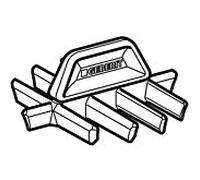 insert peigne Geberit , pour écoulement de receveur de douche Geberit 243568001 d90