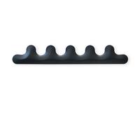 Peigne Portemanteau Zieta Peigne 5 Noir brillant - ZIETA KAMM 5 RAL 9005