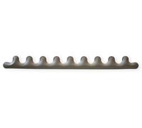 Peigne Portemanteau Zieta Peigne 9 Beige gris mat - ZIETA KAMM 9 RAL 7006
