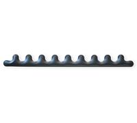 Peigne Portemanteau Zieta Peigne 9 graphite gris mat - ZIETA KAMM 9 RAL 7021