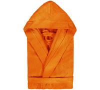 Peignoir à capuche adulte COOL coton XL velours Orange