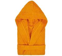 Peignoir à capuche enfant PURE coton 10 ANS jaune or