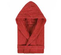 Peignoir à capuche enfant PURE coton 14 ANS rouge