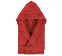 Peignoir à capuche enfant PURE coton 4 ANS rouge