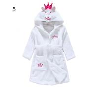 Peignoir À Capuche Et Manches Longues Pour Enfants, Tenue En Forme De Tête D'Animal De Dessin Animé, Vêtements Pour Garçons Et Filles
