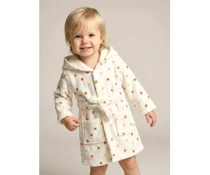 Peignoir bébé COEUR, avec coton recy lanc imprimé 12M(74CM)