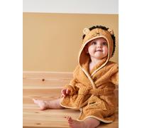 Peignoir bébé personnalisable Lion camel 24M(86CM)