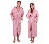 Peignoir Betz en tissu éponge avec capuche pour hommes et femmes Berlin 100 % coton Peignoir de sauna - peignoir long - taille du peignoir de sauna - L/XL - lotus