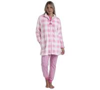 Peignoir chaud manches longues femme Barbie Vichy Mood Rose XL
