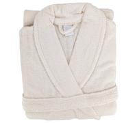Peignoir col châle adulte ALPHA coton taille M ivoire