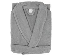 Peignoir col châle adulte ALPHA coton taille S gris argent