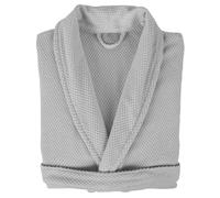 Peignoir col châle adulte DUNE coton M gris Argent