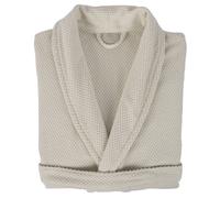 Peignoir col châle adulte DUNE coton XL Beige