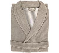 Peignoir col châle adulte EFFICIENCE PURE coton S marron Roble