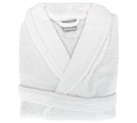 Peignoir col châle adulte PURE coton L blanc