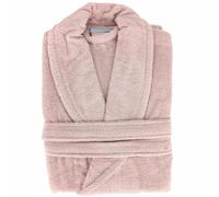 Peignoir col châle NAIA éponge coton taille L rose