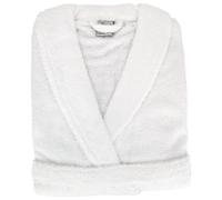 Peignoir col châle ROYAL CRESENT éponge coton taille M blanc