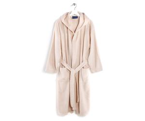 Peignoir de bain à capuche pour femmes et hommes, couleur bordeaux, taille XL, marque Caleffi