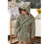 Peignoir de bain enfant Crocodile vert 8A