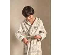 Peignoir de bain enfant personnalisable GREEN JUNGLE, avec coton recyclé vert imprimé 4A