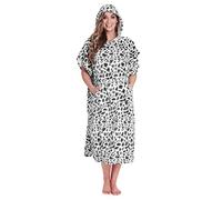 Peignoir de Bain Poncho Plage à Capuche Serviette Natation Surf Homme Femme