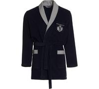 Peignoir de bain pour hommes, de coupe courte, avec un design classique élégant et une doublure en coton doux
