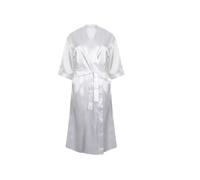 Peignoir en satin femme Towel City Blanc M/L