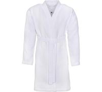 Peignoir gaufré VOSSEN pour sauna, BLANC, unie - taille S