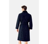 Peignoir unie Puma pour femme et homme, en tissu éponge 100 % coton, couleur : bleu, taille : L/XL