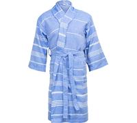 Peignoir unie The One Hamam, multicolore bleu/blanc, taille S/M