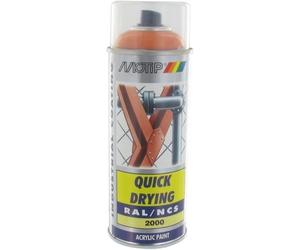 Peint acryliq séch rapide Jaune ora BRIL RAL2000