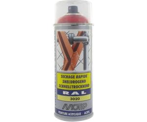 Peint acryliq séch rapide Rouge traf BRIL RAL3020