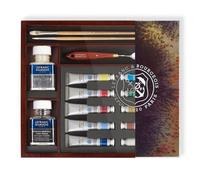 Peinture À L Huile Extra,Fine Lb Coffret Bois Impressionnistes 10 Tubes
