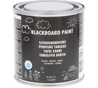 Peinture à la craie - 250ml - Couverture parfaite - À base d'eau - Noir