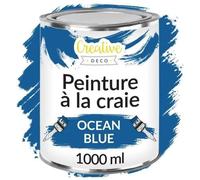 Peinture À La Craie Bleu Océan - Creative Deco - 1l - Mat Et Lavable