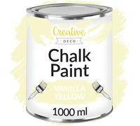Creative Deco Peinture à la Craie Mandarine | 1L | Mat et Lavable | Idéal pour Bois et Meubles | Chalk Paint | Ardoise Craie | Mur Interieur | Rénovation