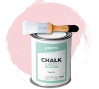 Peinture à la Craie - PECTRO - ROSE PASTEL - 750ml - Brosse en Bois - Finition Mat