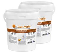 Peinture à l'Eau pour Extérieur et Intérieur - TECPINT SUPER de Tecno Prodist - Grande blancheur - Lavable 11 + 11Kg - Blanc
