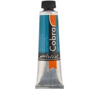 Peinture à l'huile - Cobra - Artist - Bleu Turquoise Phtalo - 565 - Tube de 40ml Bleu