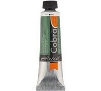 Cobra Artist Couleurs à l'huile mélangeables à l'eau - Vert oxyde de chrome 668 - Tube de 40 ml - Haute résistance à la lumière - Sans solvants