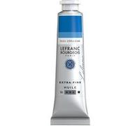 Peinture à l'huile - Extra-fine - Bleu Céruléum - 027 - Lefranc Bourgeois - 40ml Bleu