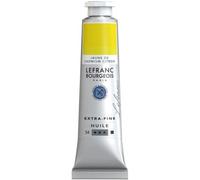 Peinture À L'huile - Extra-Fine - Jaune De Cadmium Citron - 156 - Lefranc Bourgeois - 40ml