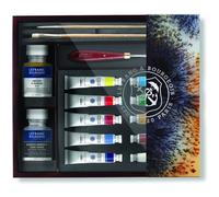 Peinture À L Huile Extra,Fine Lb Coffret Bois Impressionnistes 10 Tubes